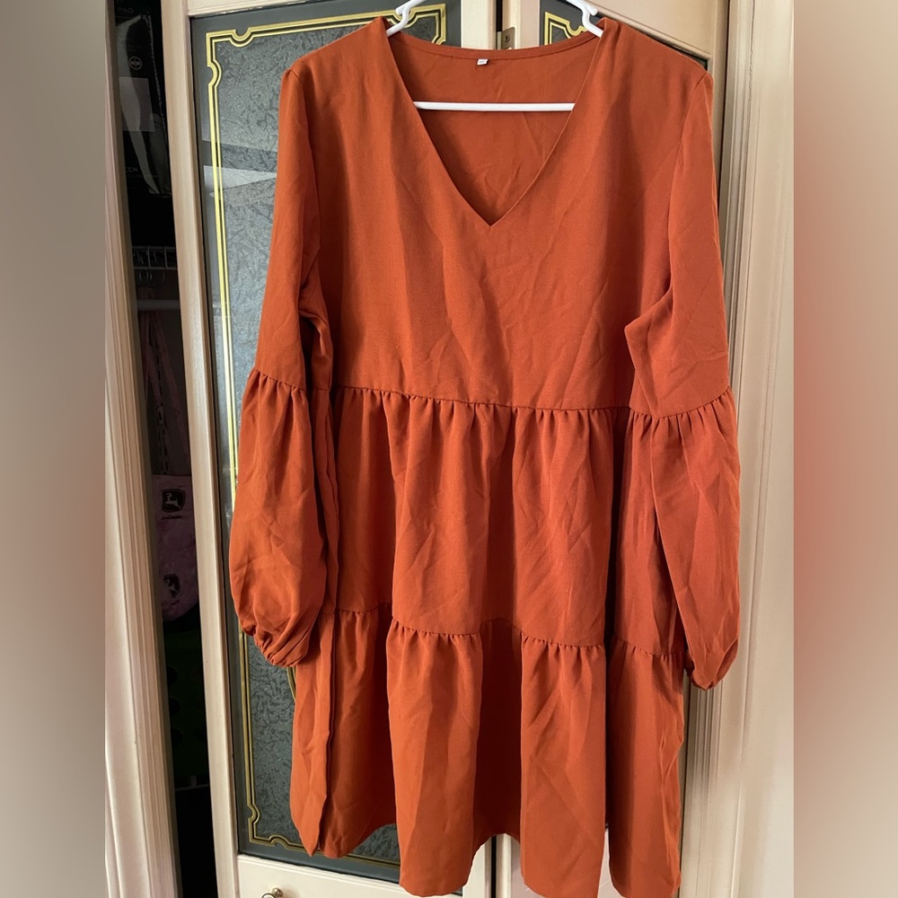 Orange Fall themed Dress